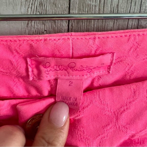 Lilly Pulitzer Pink Kelly Pants 2 - Picture 3 of 3